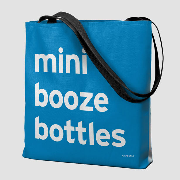 Mini Booze Bottles - Tote Bag airportag.myshopify.com