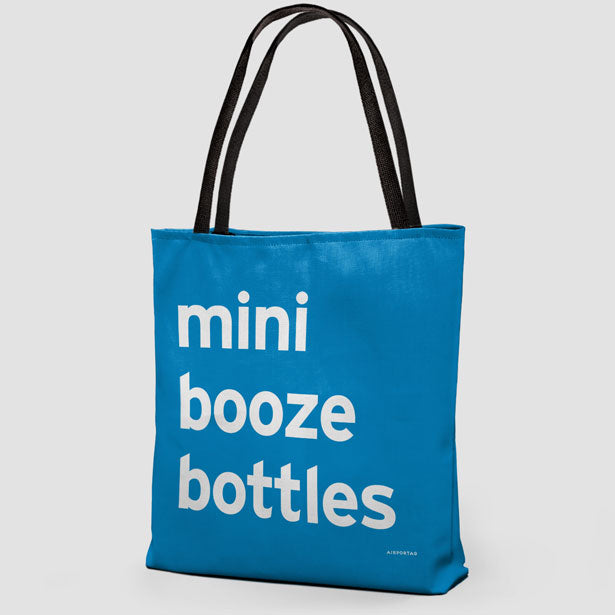 Mini Booze Bottles - Tote Bag airportag.myshopify.com