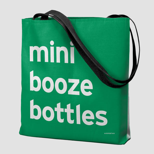 Mini Booze Bottles - Tote Bag airportag.myshopify.com