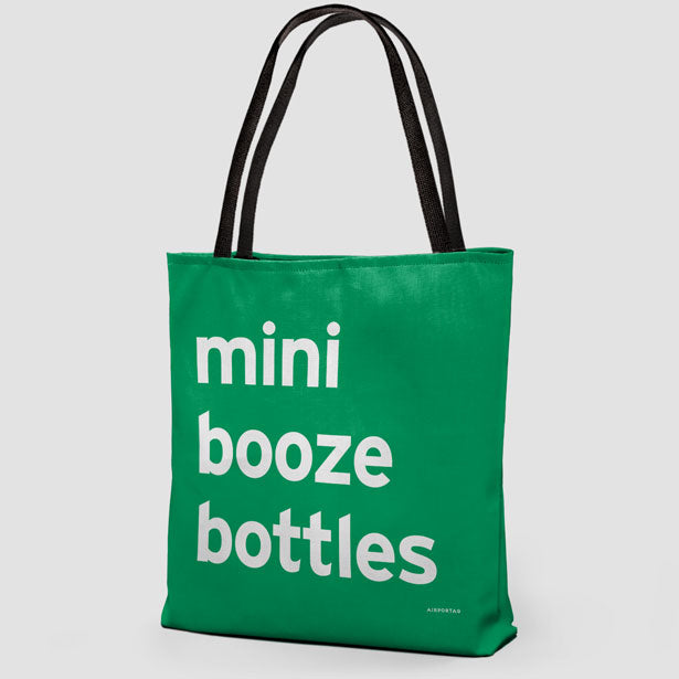 Mini Booze Bottles - Tote Bag airportag.myshopify.com