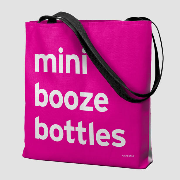 Mini Booze Bottles - Tote Bag airportag.myshopify.com