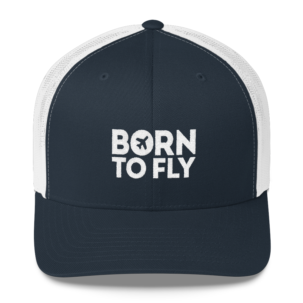 Born To Fly - Retro Trucker Cap - Airportag