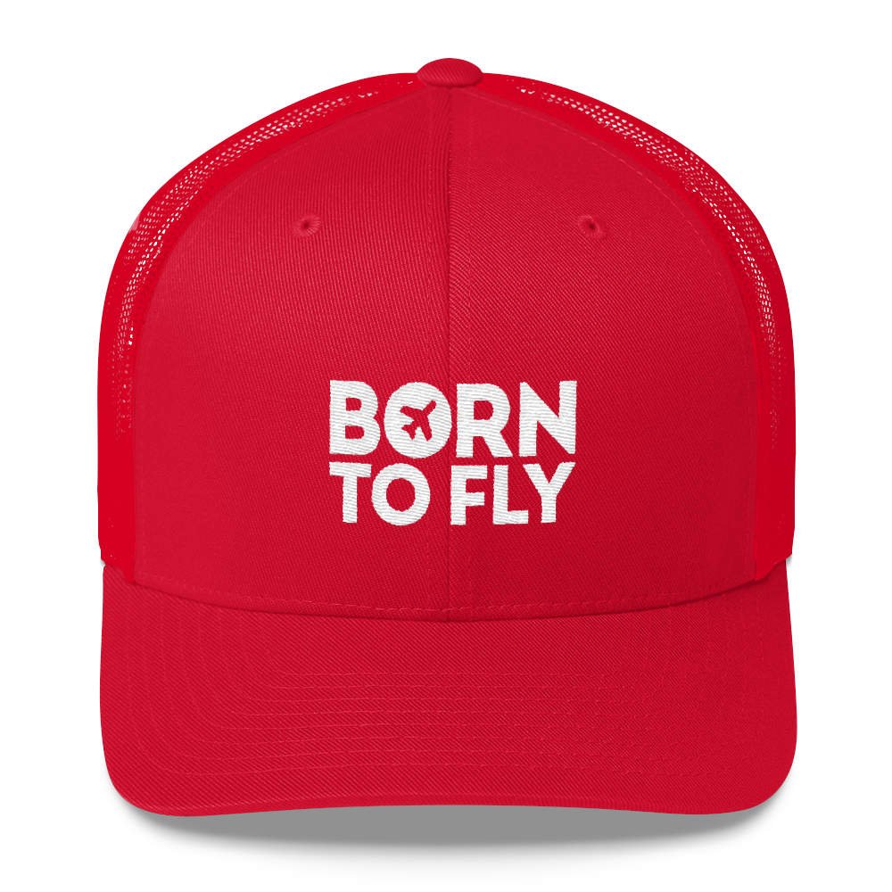 Born To Fly - Retro Trucker Cap - Airportag