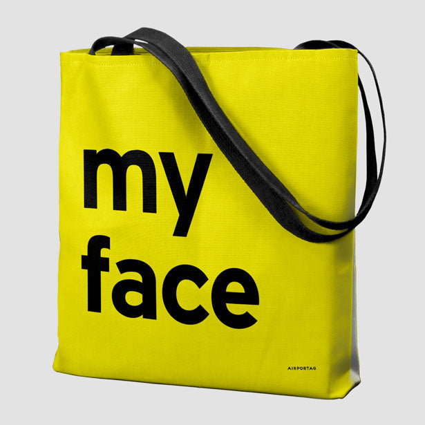 Tote Bag Yellow Faces