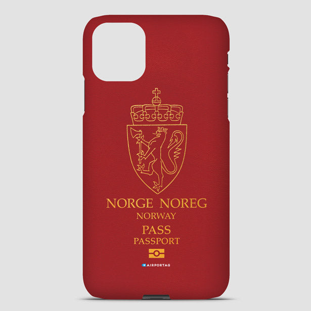 Norway - Passport Phone Case airportag.myshopify.com