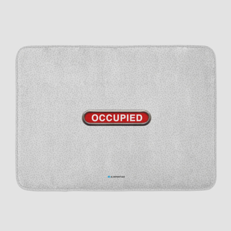 Occupied - Bath Mat - Airportag