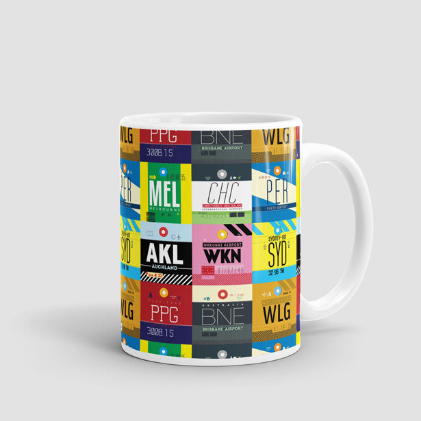 Oceania Airports - Mug - Airportag