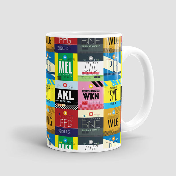 Oceania Airports - Mug - Airportag