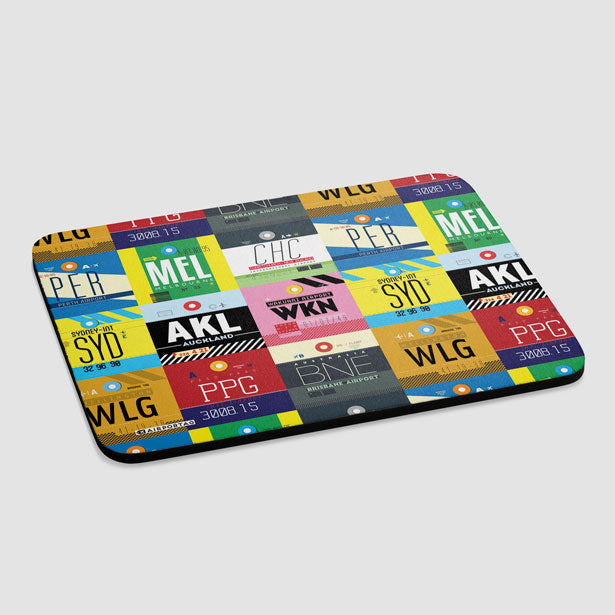 Oceania Airports - Mousepad - Airportag