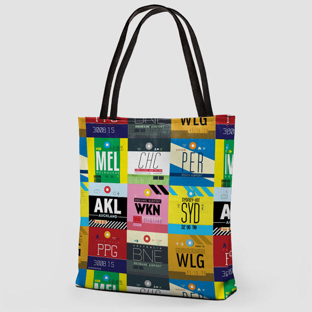 Oceania Airports - Tote Bag - Airportag