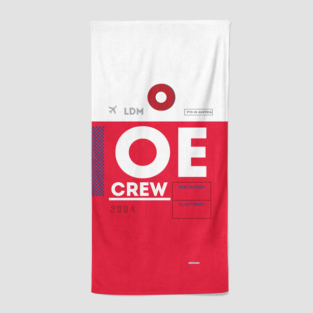 OE - Beach Towel airportag.myshopify.com