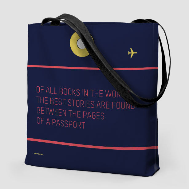 Of All Books - Tote Bag - Airportag