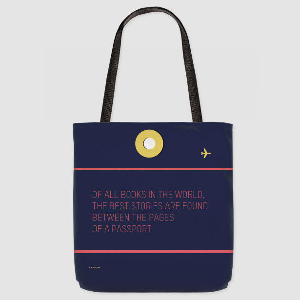 Of All Books - Tote Bag - Airportag