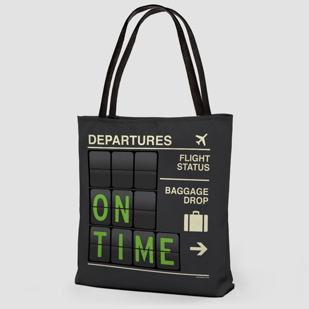 On Time - Tote Bag - Airportag