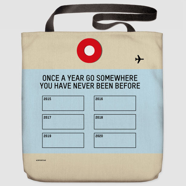 Once a Year - Tote Bag - Airportag