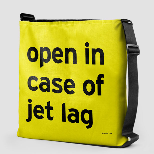 Open In Case Of Jet Lag - Tote Bag airportag.myshopify.com