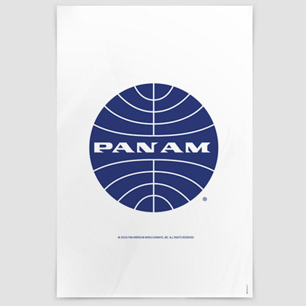 Pan Am Logo - Poster airportag.myshopify.com
