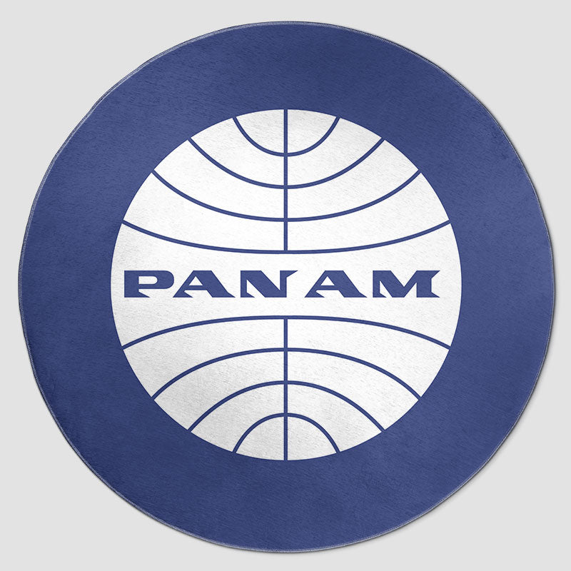 Pan Am Logo - Round Rug