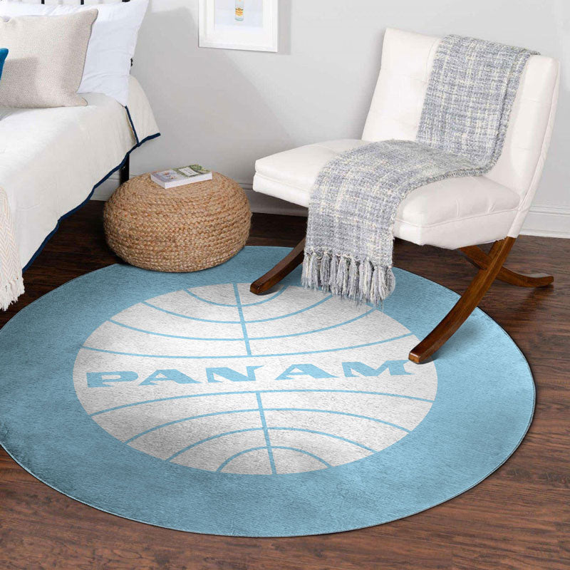 Pan Am Logo - Round Rug