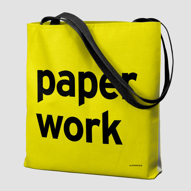 Paperwork - Tote Bag airportag.myshopify.com