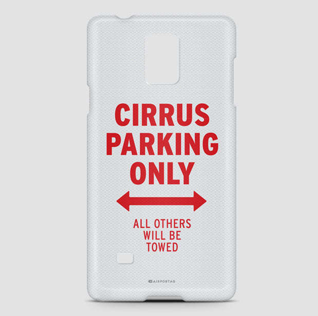 Cirrus Parking Only - Phone Case - Airportag