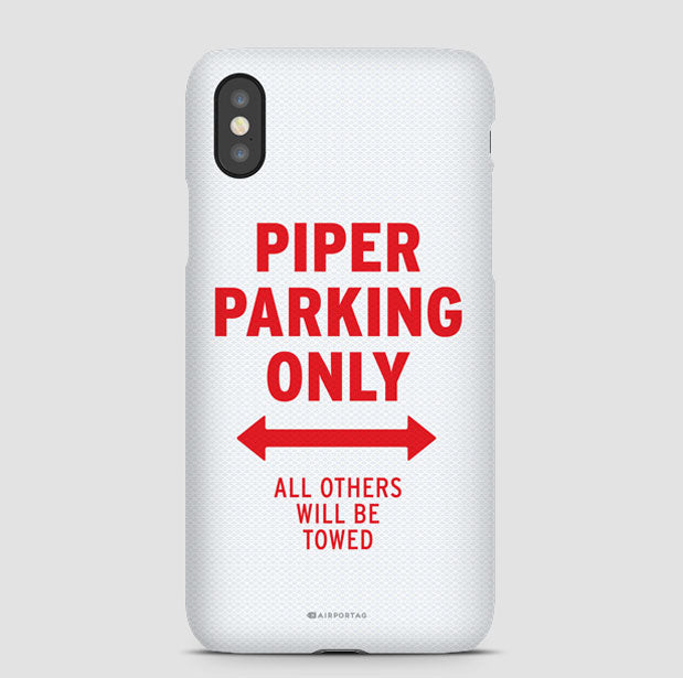 Piper Parking Only - Phone Case - Airportag