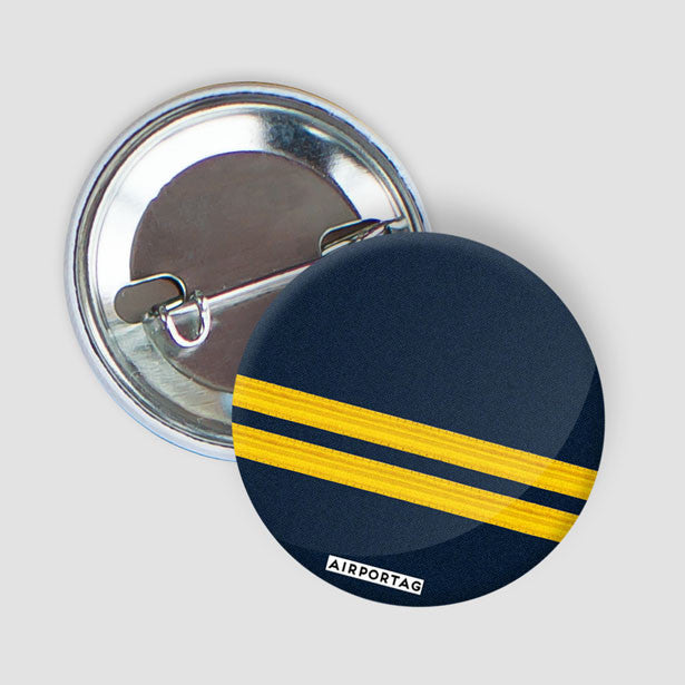 Pilot Stripes - Button - Airportag