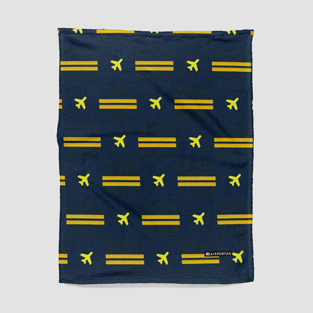 Pilot Stripes - Blanket - Airportag