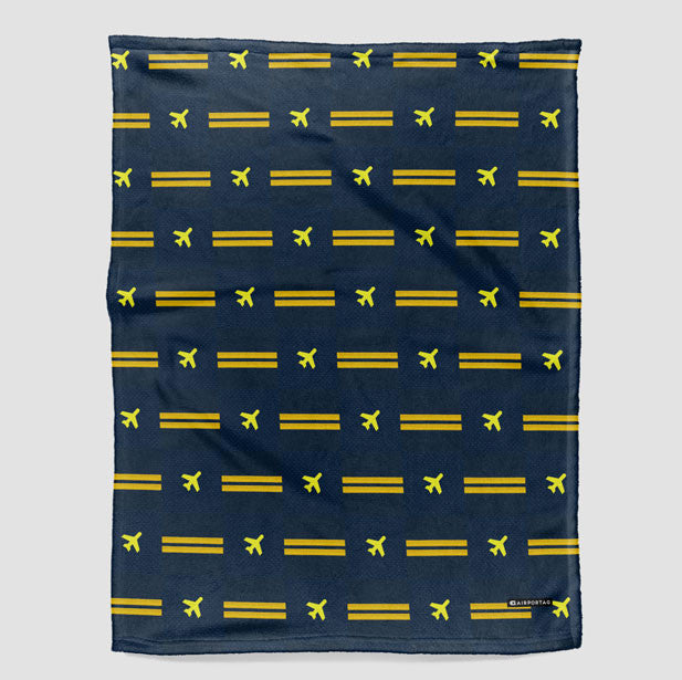 Pilot Stripes - Blanket - Airportag