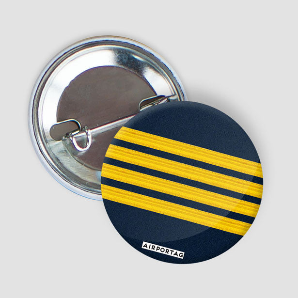 Pilot Stripes - Button - Airportag