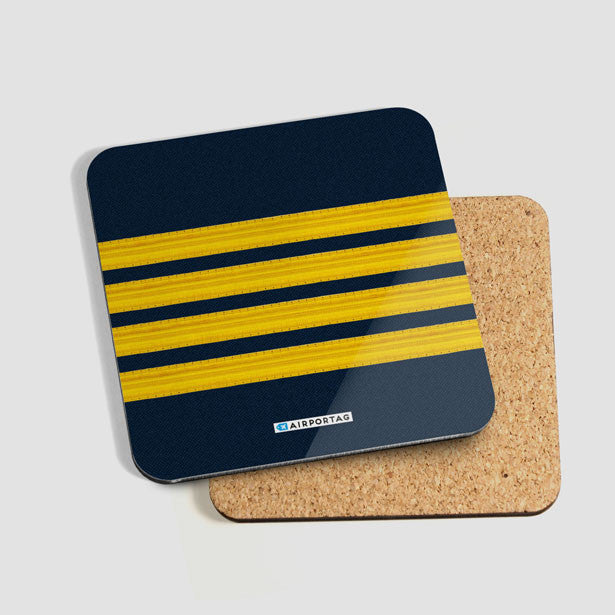 Pilot Stripes - Coaster - Airportag