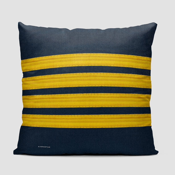 Pilot Stripes - Throw Pillow - Airportag