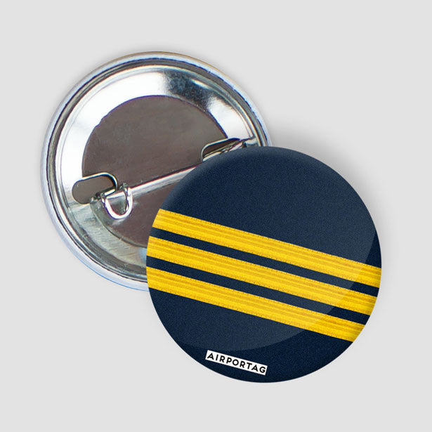Pilot Stripes - Button - Airportag