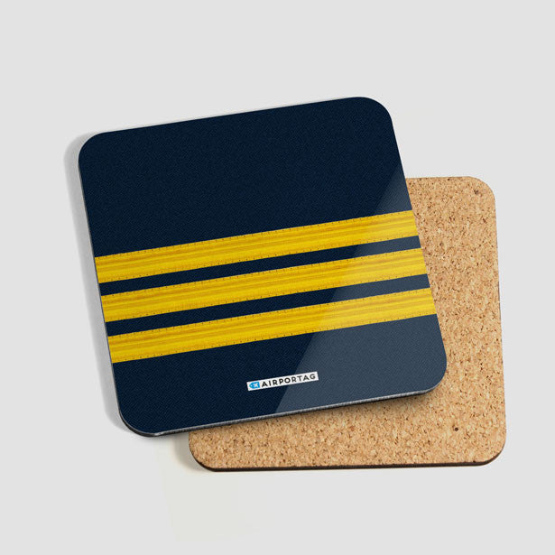 Pilot Stripes - Coaster - Airportag