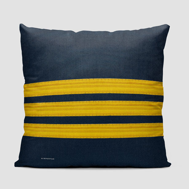 Pilot Stripes - Throw Pillow - Airportag