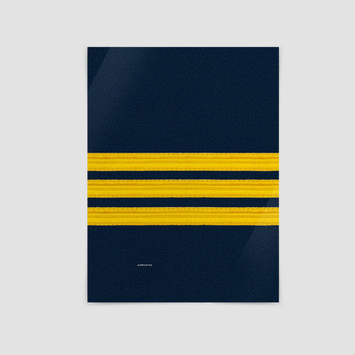 Pilot Stripes - Poster - Airportag