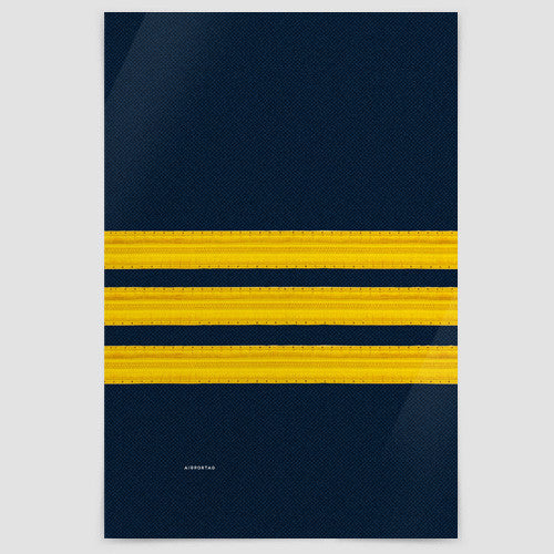 Pilot Stripes - Poster - Airportag