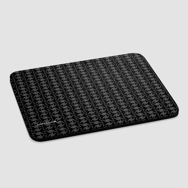 Planes Black - Mousepad - Airportag