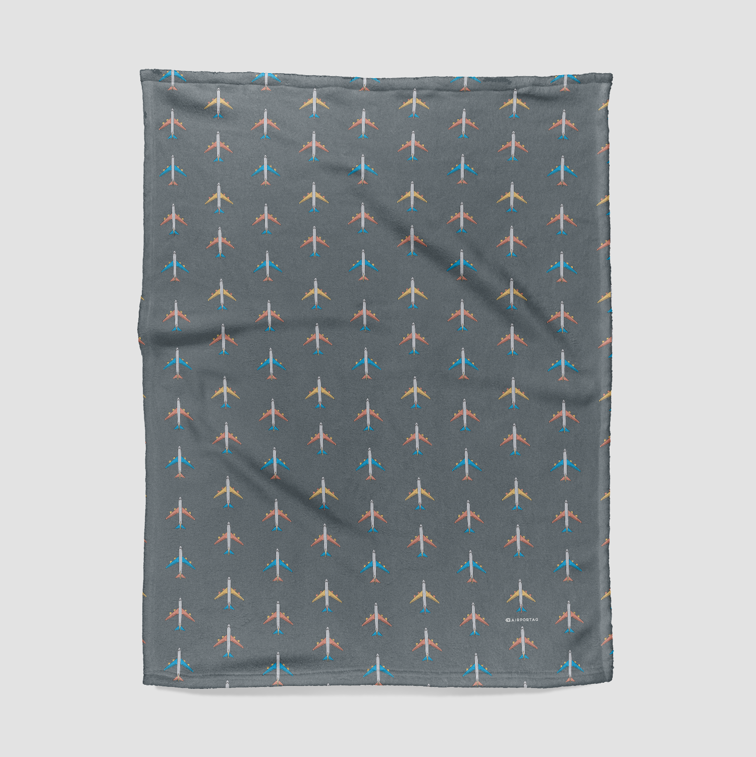 Planes Grey Sky - Blanket