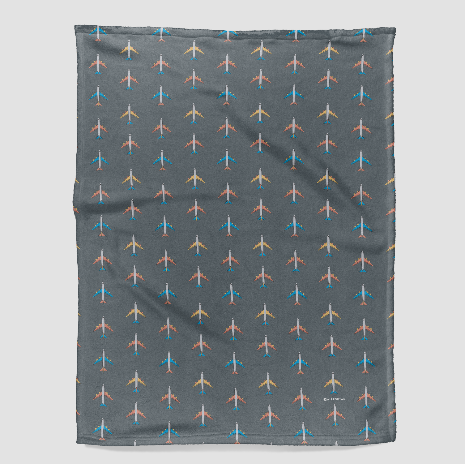 Planes Grey Sky - Blanket