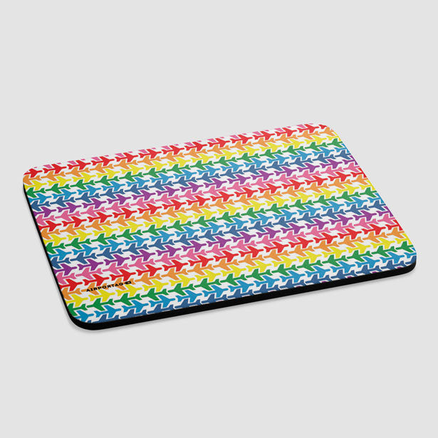 Planes Rainbow - Mousepad - Airportag