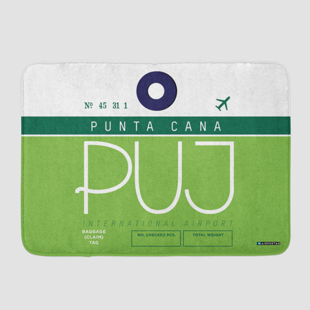 PUJ - Bath Mat - Airportag