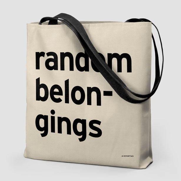 Random Belongings - Tote Bag airportag.myshopify.com