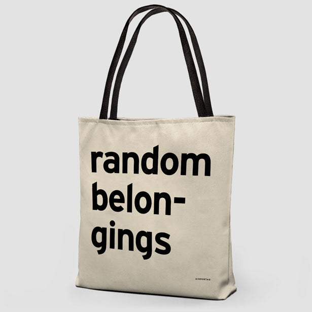 Random Belongings - Tote Bag airportag.myshopify.com