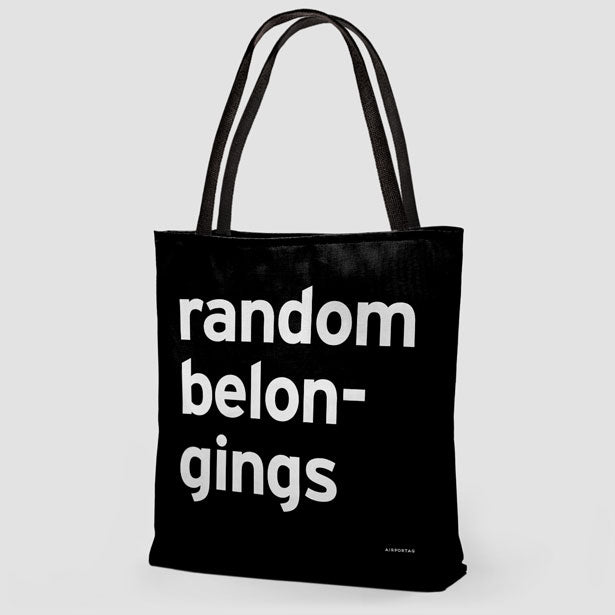 Random Belongings - Tote Bag airportag.myshopify.com