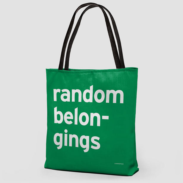 Random Belongings - Tote Bag airportag.myshopify.com