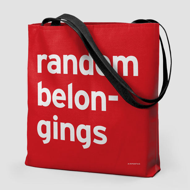 Random Belongings - Tote Bag airportag.myshopify.com