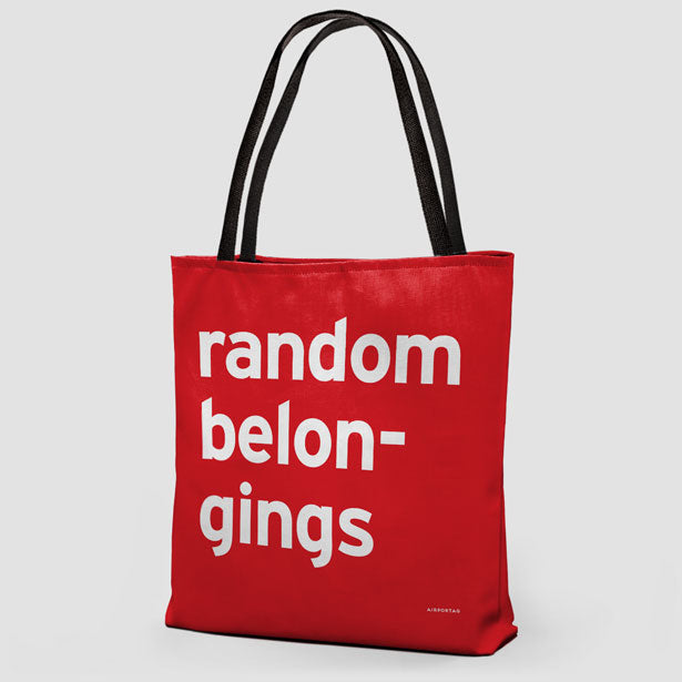 Random Belongings - Tote Bag airportag.myshopify.com