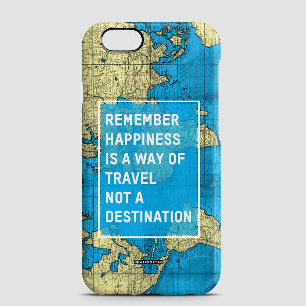 Remember Happiness - Phone Case - Airportag