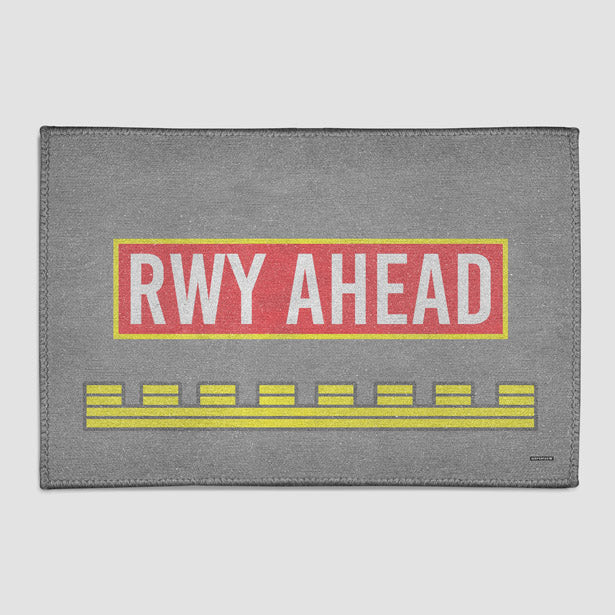 Runway Ahead - Rectangular Rug airportag.myshopify.com